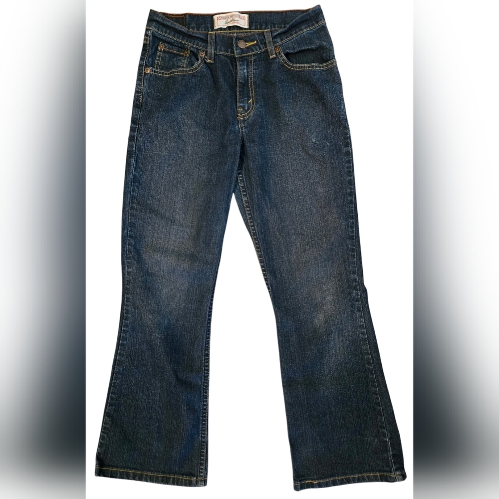 Levi's Blue Denim Stretch Bootcut Girl's Jeans